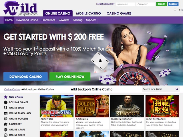 Wild Jackpots Casino