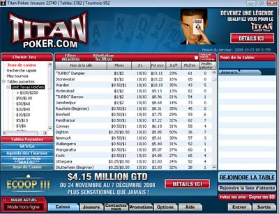 Titan Poker screenshot