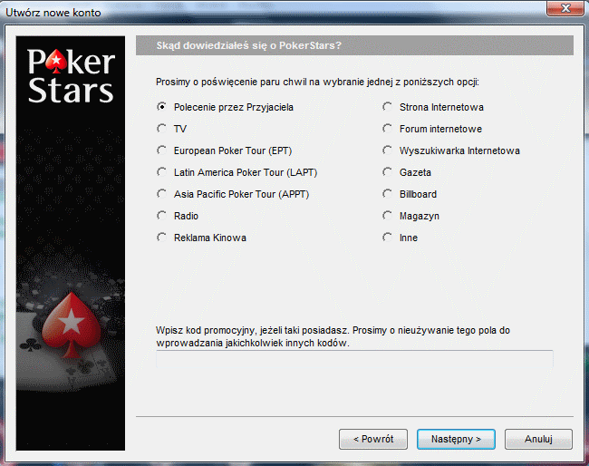 Pokerstars Signup Marketing Code